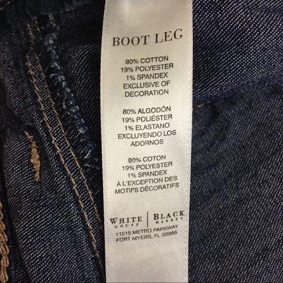 White House Black Market Boot Leg Mid rise Jeans - Picture 6 of 7